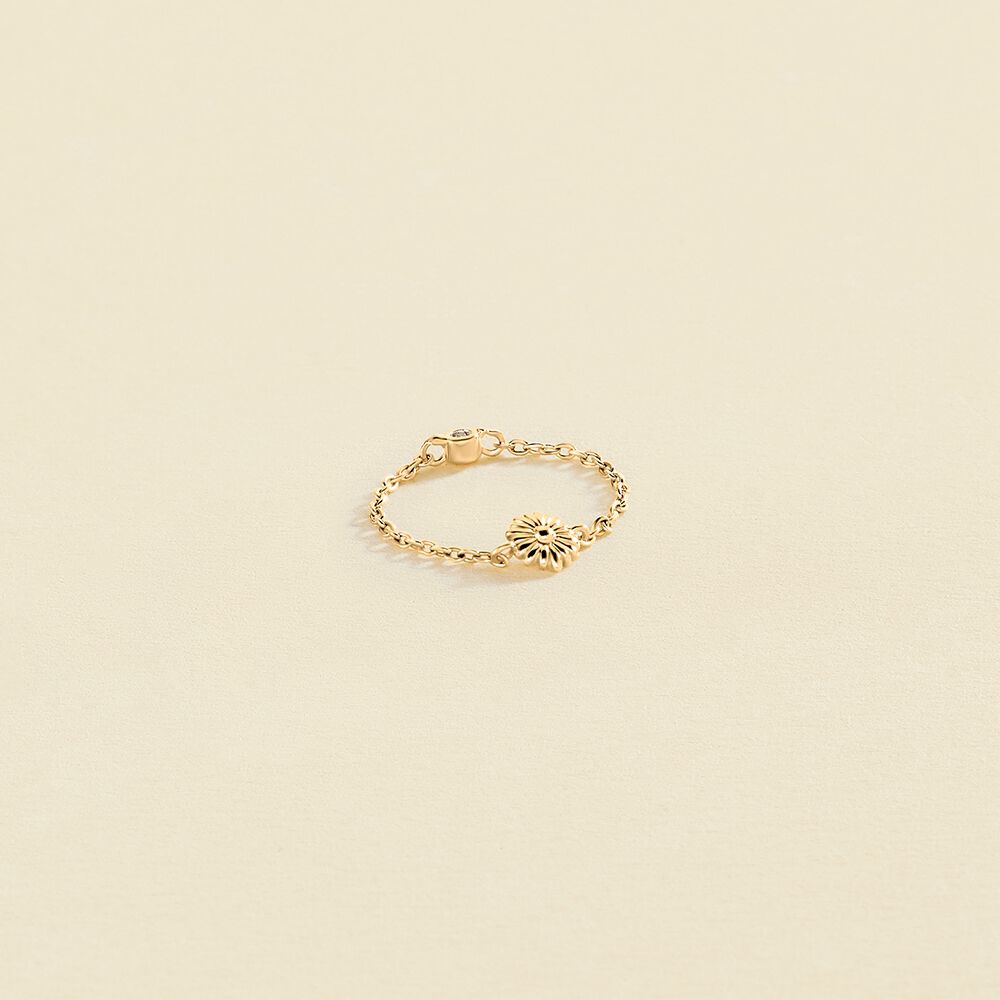Anillo fino ALWAYS - Cristal / Dorado - Anillos  | Agatha
