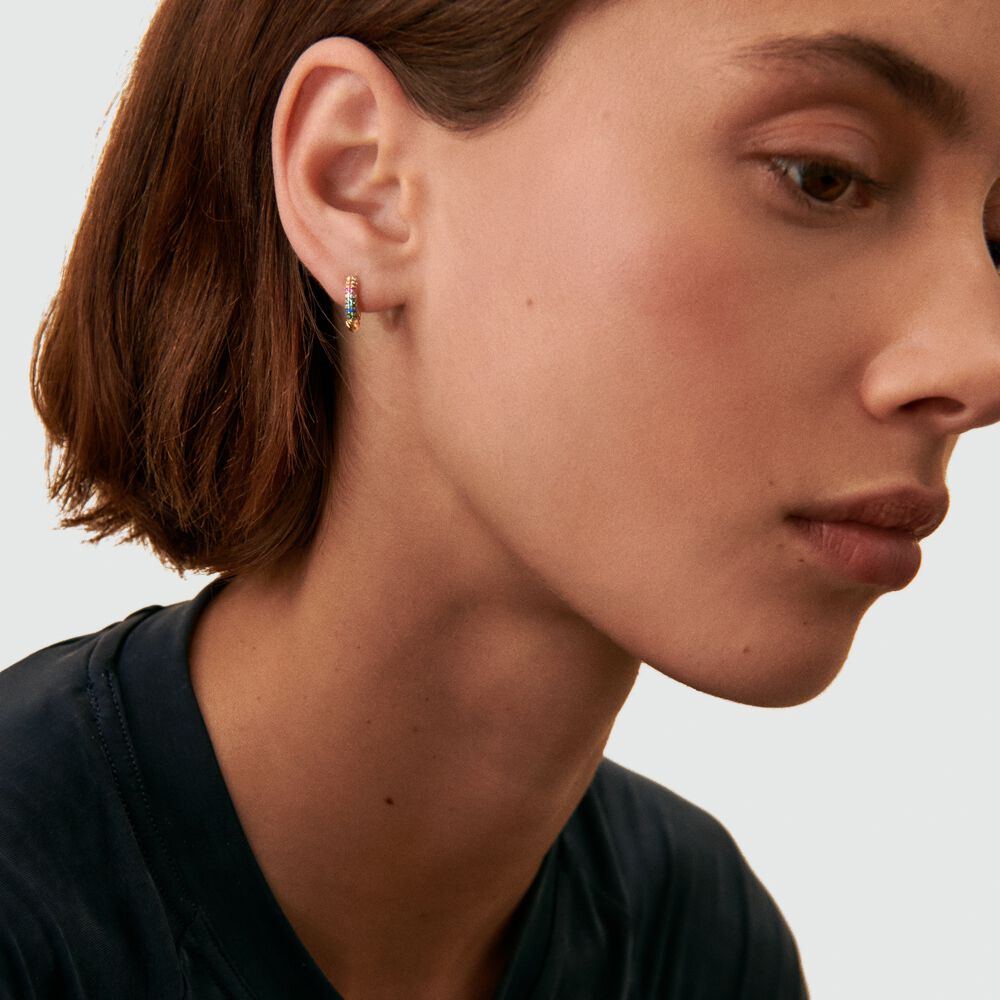 Piercing criolla MIX & MATCH - Multicolor / Oro - Piercings  | Agatha