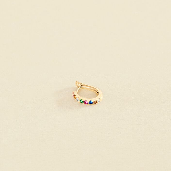 Piercing criolla COLORFUL - Multicolor / Oro - Piercings  | Agatha