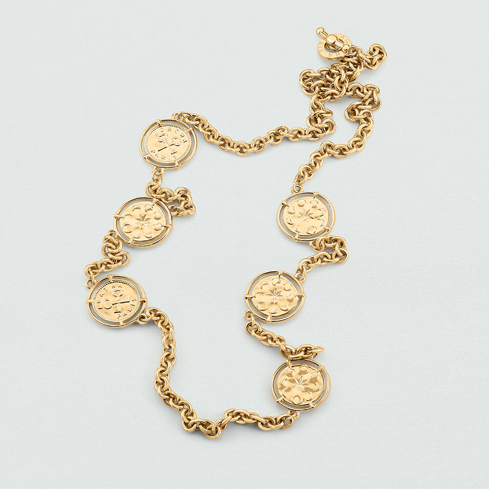 Collar largo 1974 - Dorado - Collar de fantasía  | Agatha