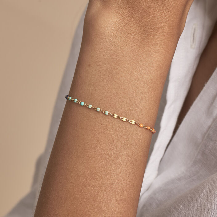 Pulsera de cadena SMARTY - Multicolor / Oro - Pulseras  | Agatha