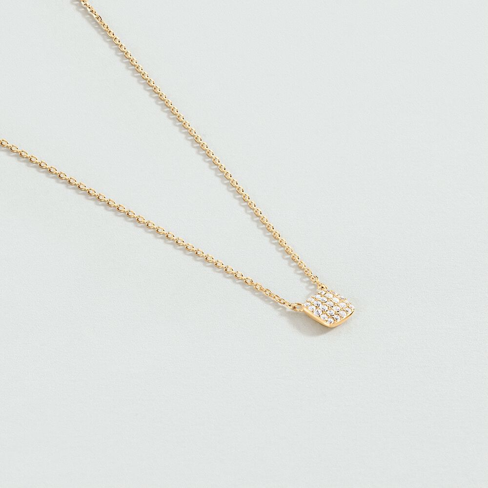 Collar corto GLORIA - Cristal / Dorado - Collar corto  | Agatha