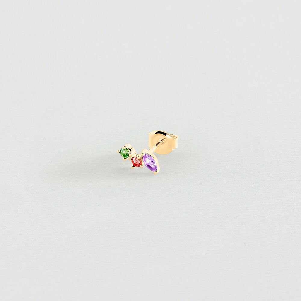 Piercing mini AMAS - Multicolor / Oro - Piercings  | Agatha