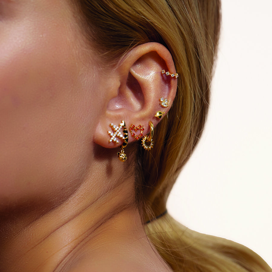 Piercing mini SATURN - Dorado - Piercings  | Agatha