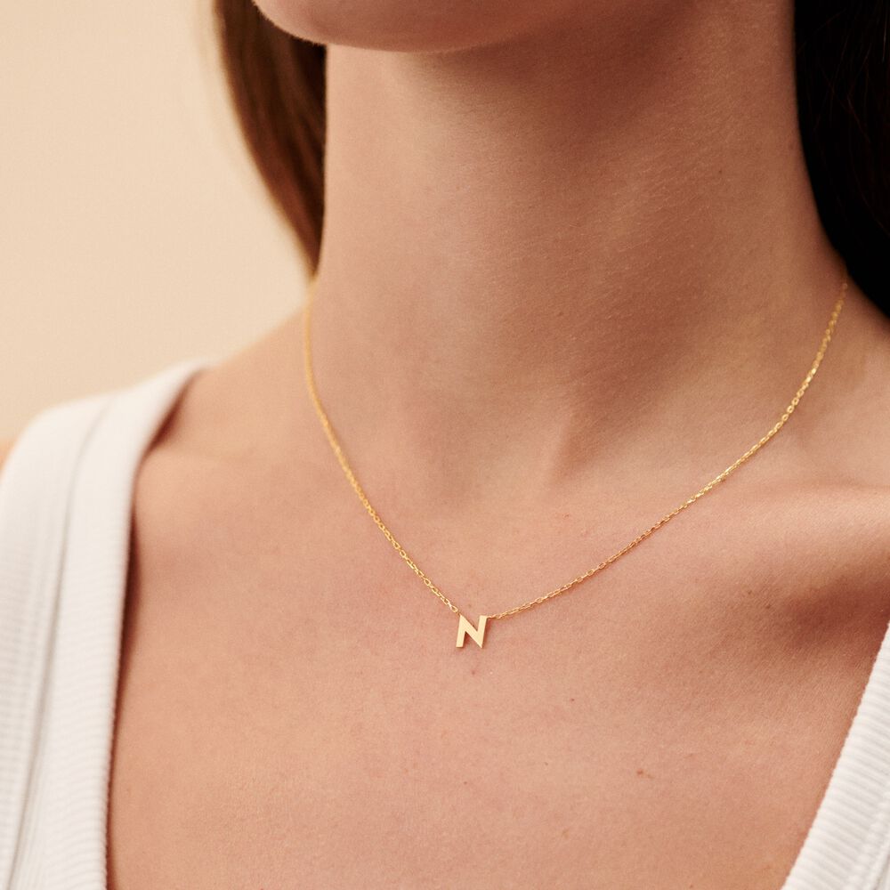 Collar corto ABC - Dorado - Collar corto  | Agatha