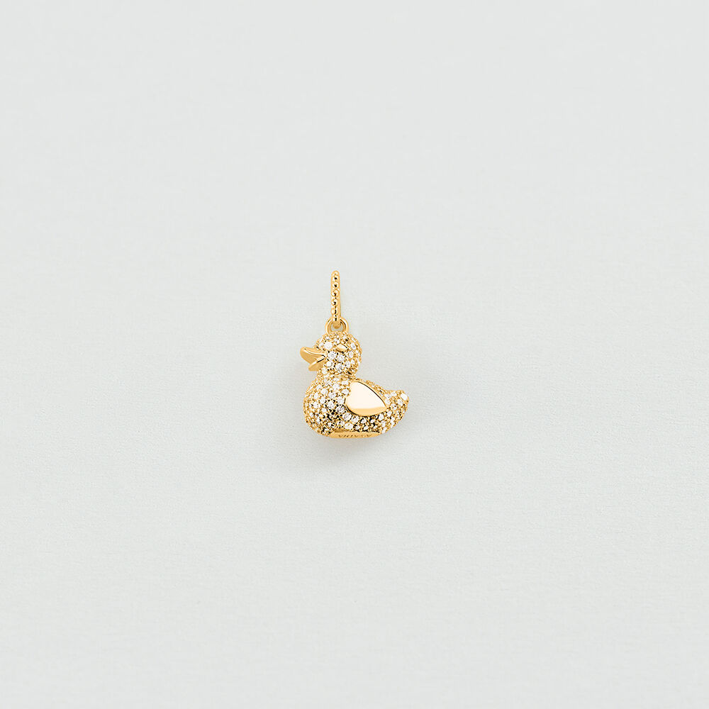 Colgante MAMÁ PATA PAVÉ - Cristal / Dorado - Novedades  | Agatha