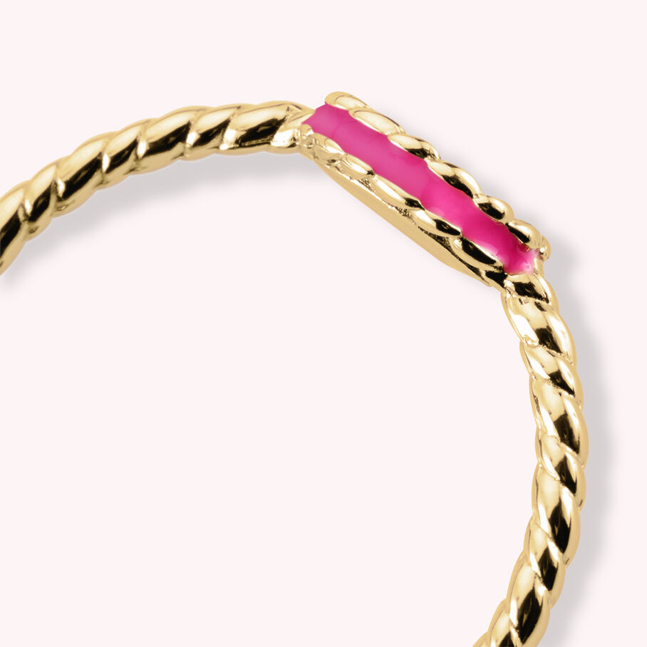 Anillo fino ATMA - Madre perla / Rosa - Anillos  | Agatha
