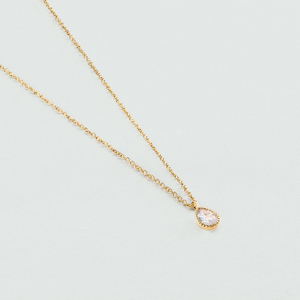 Collar corto PRISMA - Cristal / Dorado - Collar corto  | Agatha