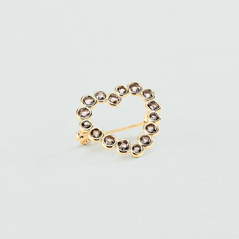 Broche CANDY - Gris / Oro - Accesorios joyas  | Agatha