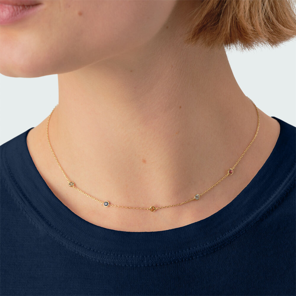 Collar corto NEC4BRILLANT - Multicolor / Oro - Collar corto  | Agatha