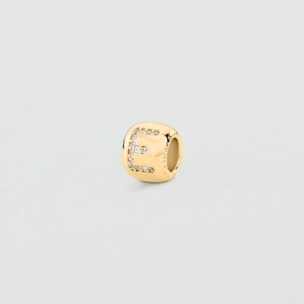 Colgante LUCKY - Cristal / Dorado - Joyas  | Agatha