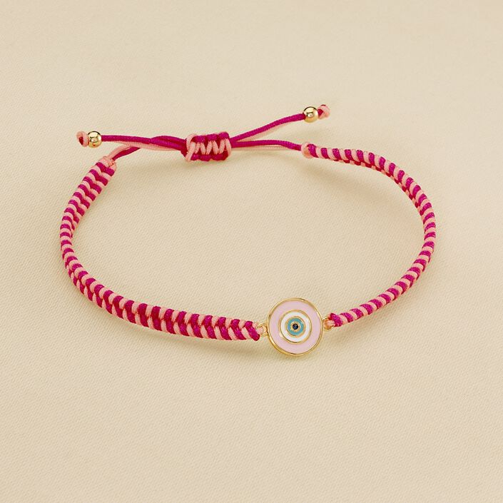 Pulsera de cadena CYCLADES - Rosa / Oro - Pulseras  | Agatha