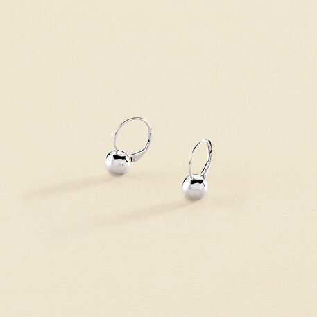 Pendientes largos BOUL - Plata - Pendientes  | Agatha