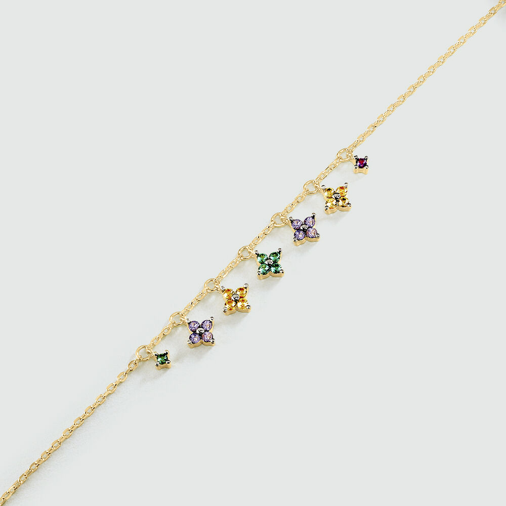 Pulsera de cadena BELOVED - Multicolor / Oro - Pulsera de cadena  | Agatha