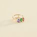 Anillo ancho ASTRE - Multicolor / Oro - Anillos  | Agatha
