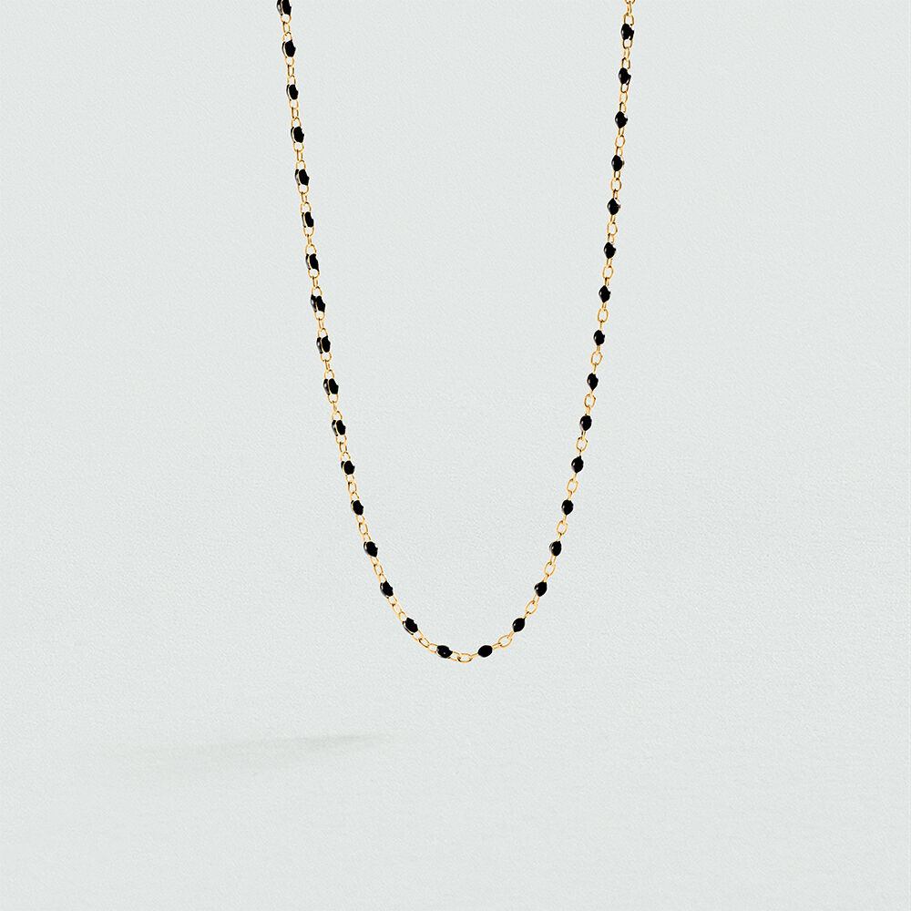 Collar corto SMARTY - Negro / Oro - Collar corto  | Agatha