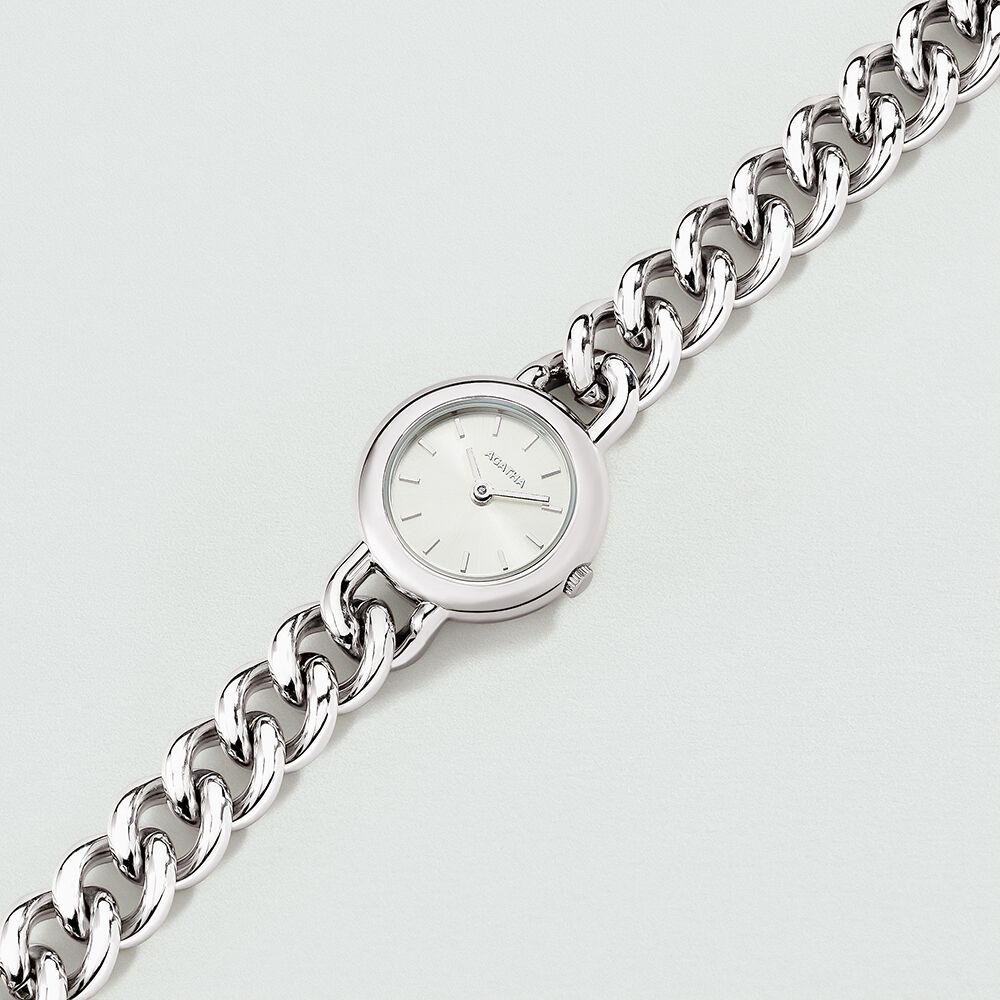 Reloj de metal MADELEINE - Plateado - Sin piedra  | Agatha