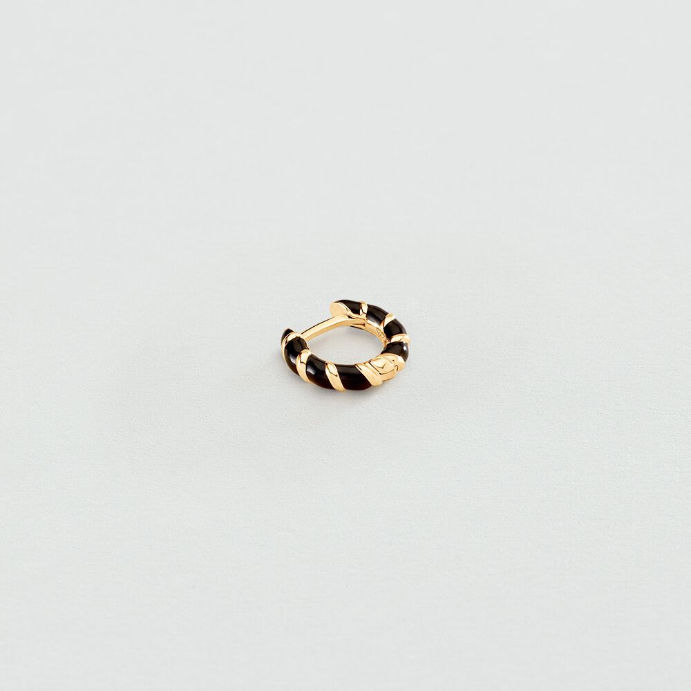 Piercing criolla MIX& MATCH - Negro / Oro - Piercings  | Agatha