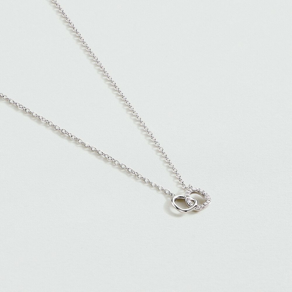 Collar corto RONDOU - Cristal / Plateado - Collar corto  | Agatha
