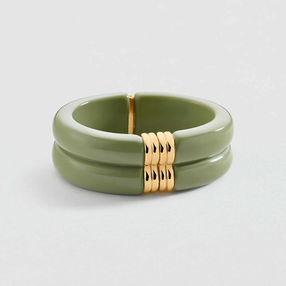 Pulsera rígida PALAIS ROYAL - Caqui / Oro - Pulsera rígida  | Agatha