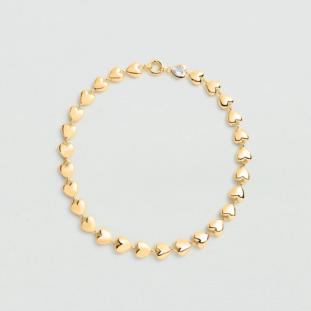 Collar corto DESIREE - Cristal / Dorado - Collar corto  | Agatha