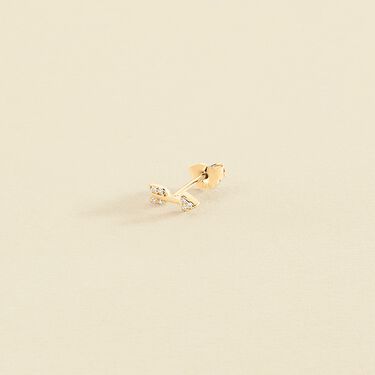 Piercing mini FLECHITA - Cristal / Dorado - Piercings  | Agatha