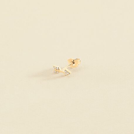 Piercing mini FLECHITA - Cristal / Dorado - Piercings  | Agatha