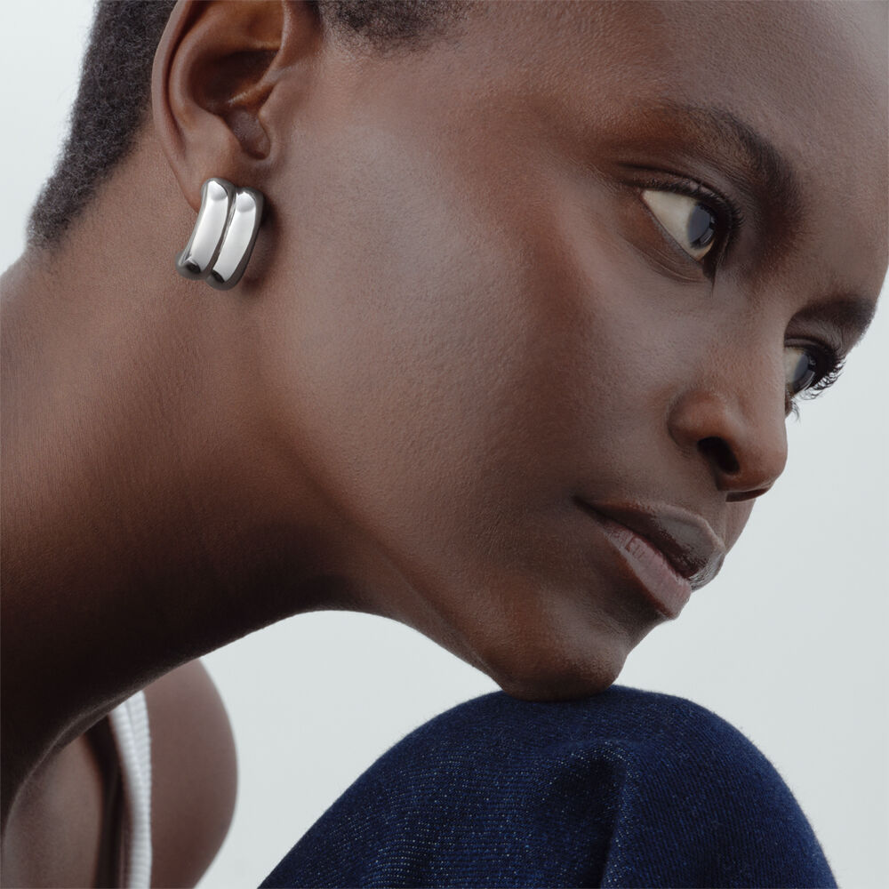 Pendientes de clip TURENNE - Plateado - Pendientes de clip  | Agatha