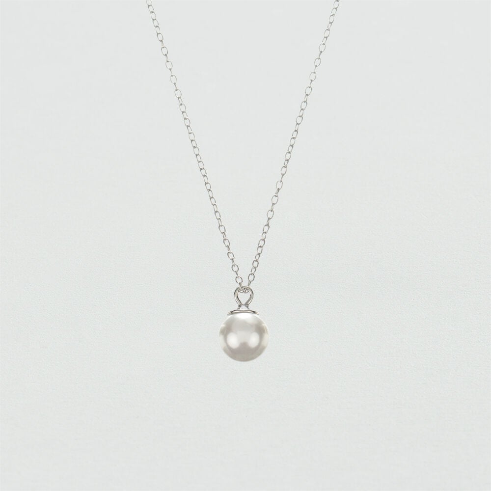 Collar corto PERL - Perla / Plata - Collar corto  | Agatha