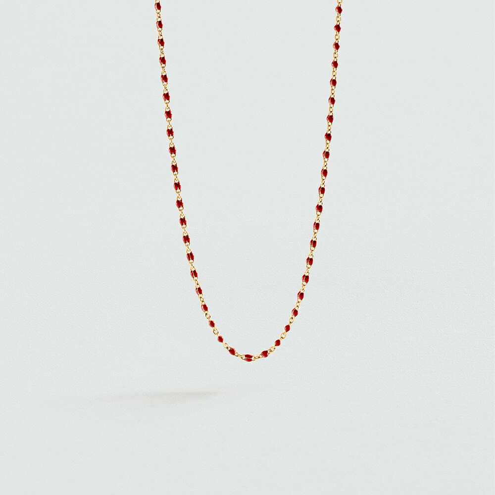 Collar corto SMARTY - Coral / Oro - Collar corto  | Agatha