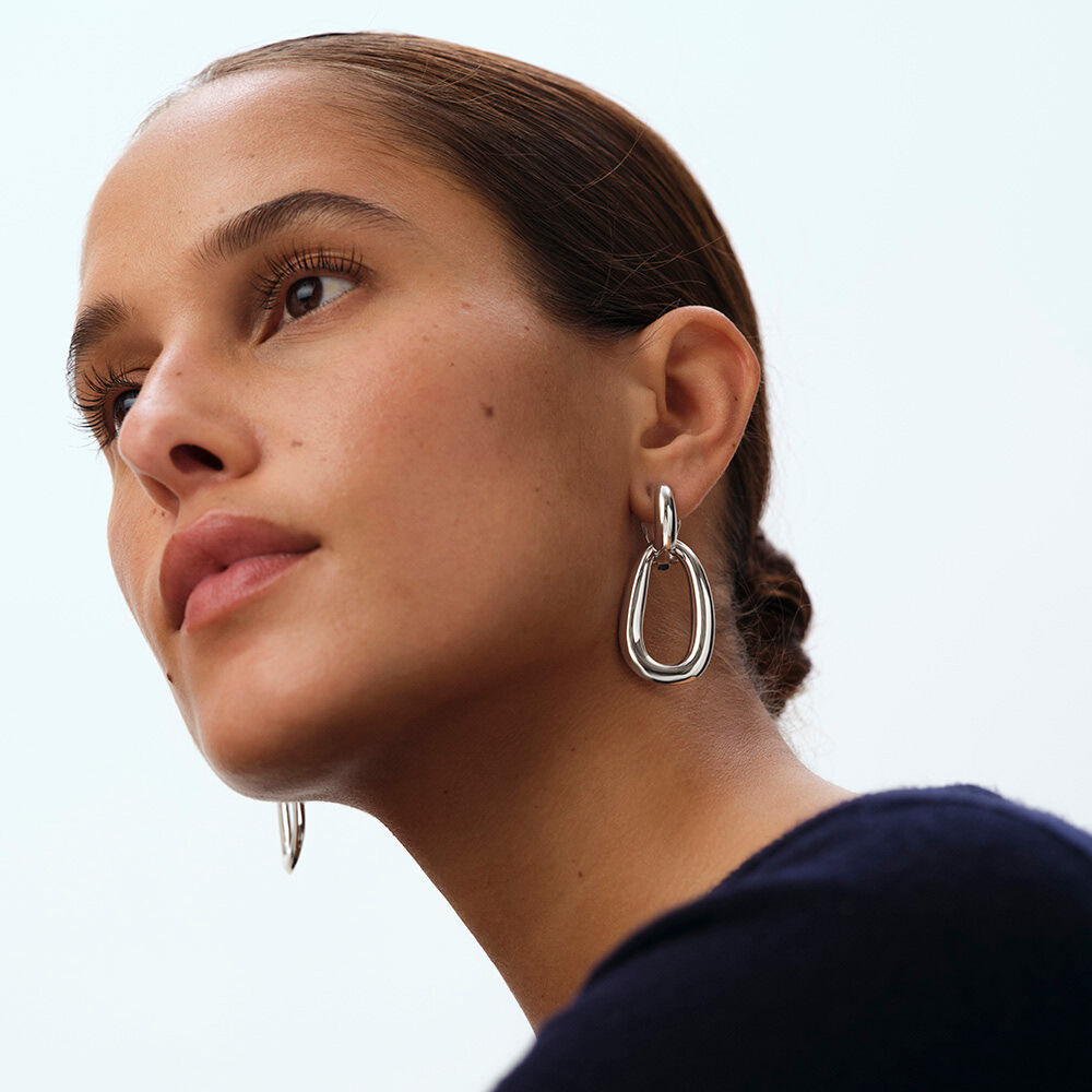 Pendientes de clip TURENNE - Plateado - Pendientes de clip  | Agatha