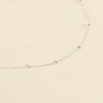 Collar corto NEC5BRILLANT - Cristal / Plateado - Collares  | Agatha