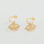 Criollas LUCKY EYE - Verde / Dorado - Pendientes  | Agatha