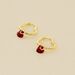 Criollas BEGUIN - Rojo / Oro - Pendientes  | Agatha