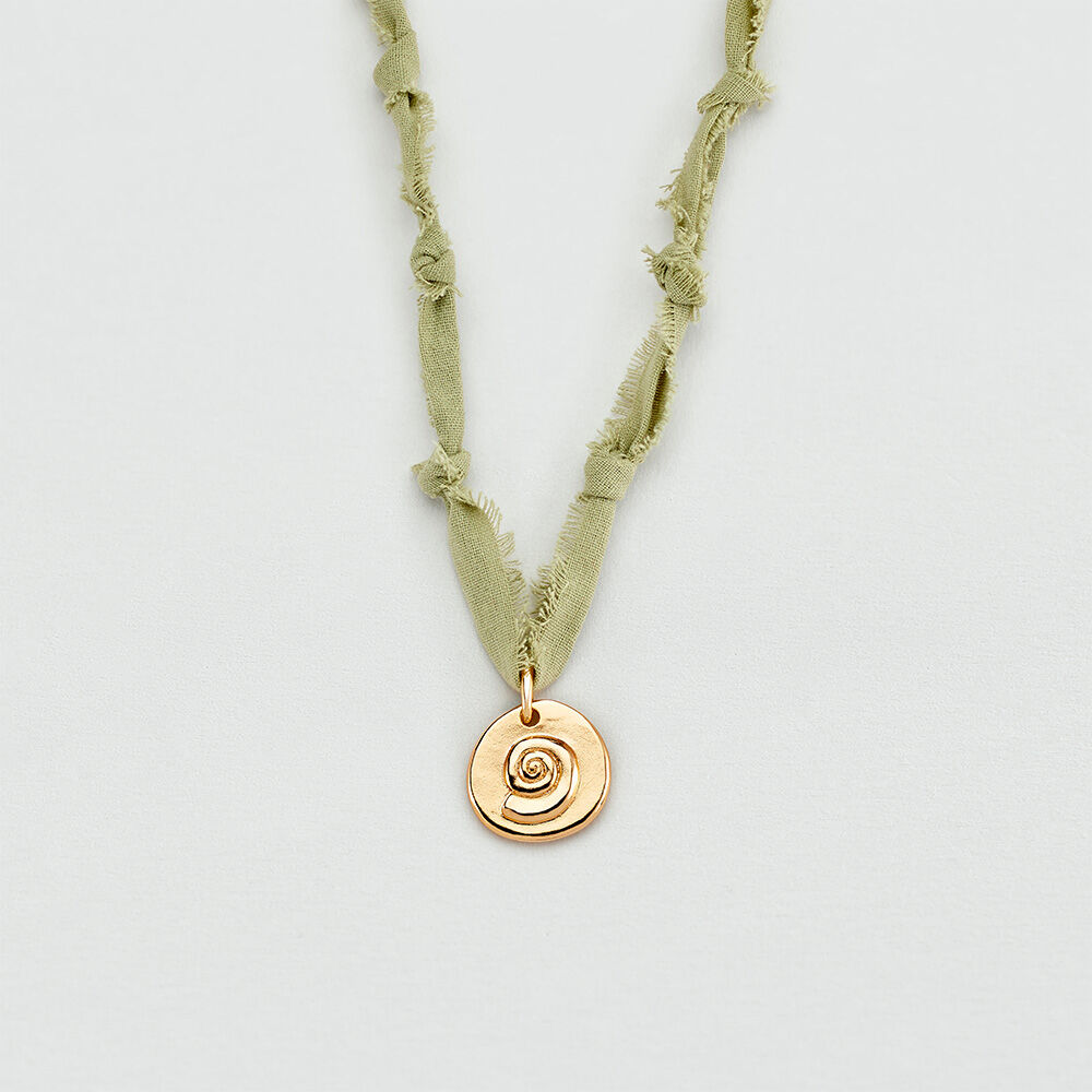 Collar midi TIARE - Verde / Dorado - Collares  | Agatha
