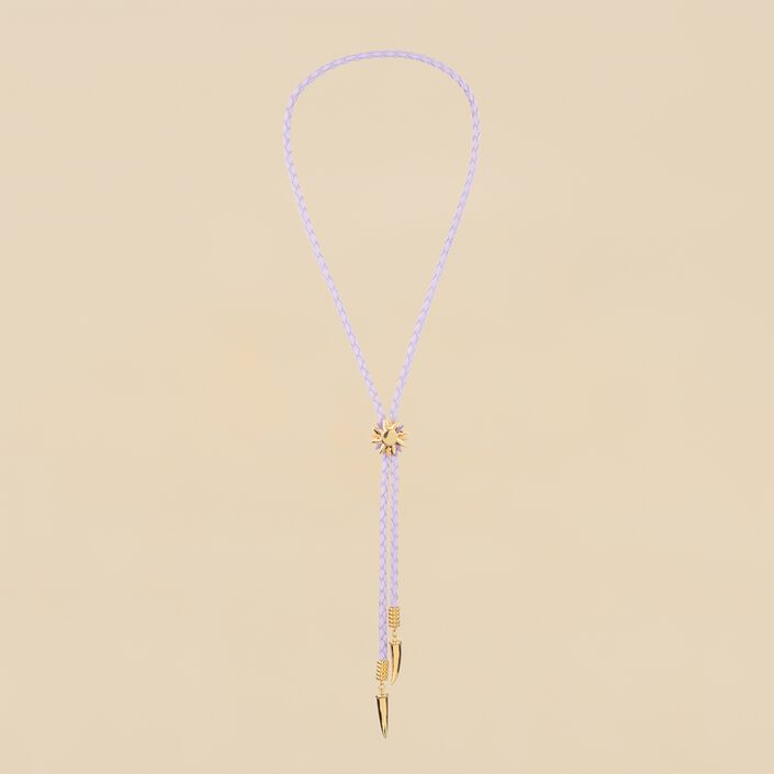 Collar midi RODEO - Malva / Dorado - Collares  | Agatha