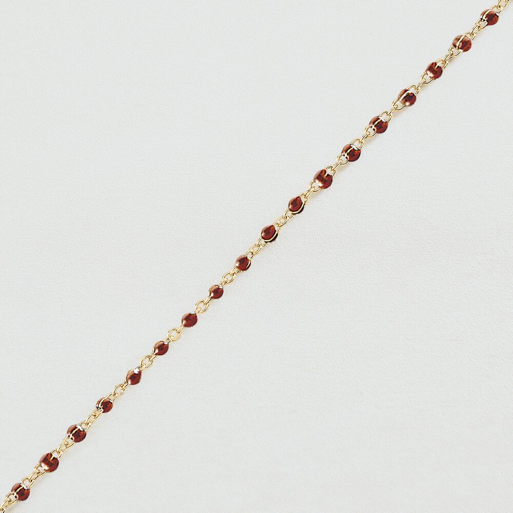 Pulsera de cadena SMARTY - Bordeos / Dorado - Pulsera de cadena  | Agatha