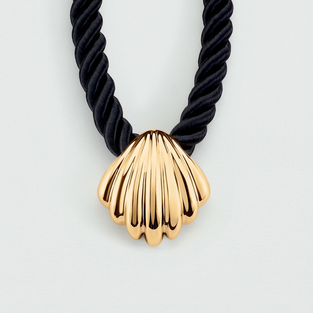 Collar corto N-13 - Negro / Oro - Collar corto  | Agatha