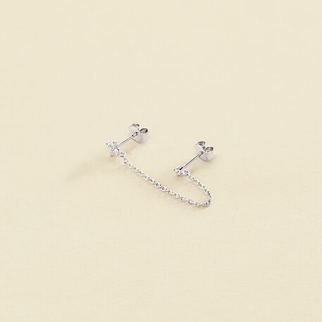 Piercing mini MIX& MATCH - Cristal / Plateado - Piercings  | Agatha