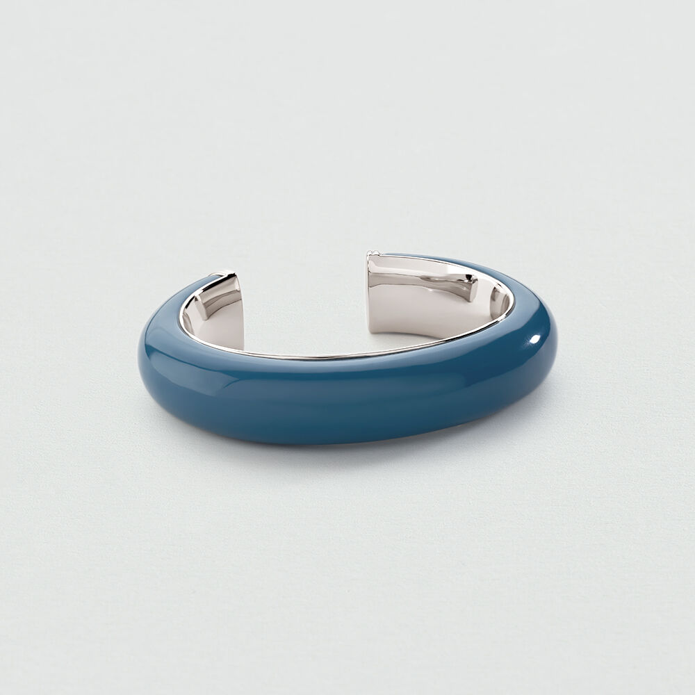 Pulsera r&iacute;gida PALAIS ROYAL - Azul / Plata - Pulsera r&iacute;gida  | Agatha
