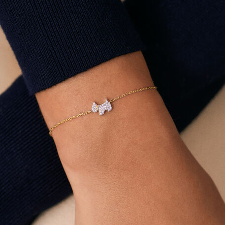 Pulsera de cadena MASCOTTE - Plata / Oro - Pulseras  | Agatha
