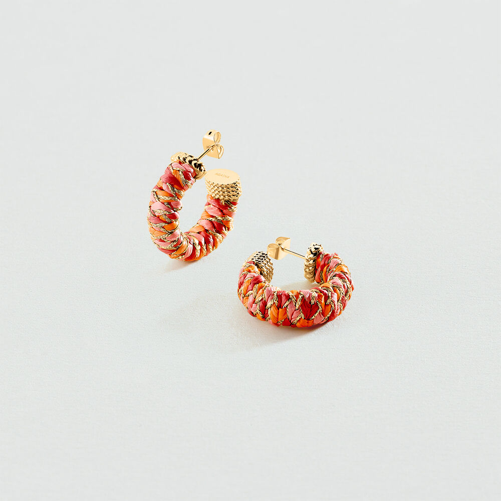 Criollas RAFIA - Rosa / Oro - Criollas  | Agatha