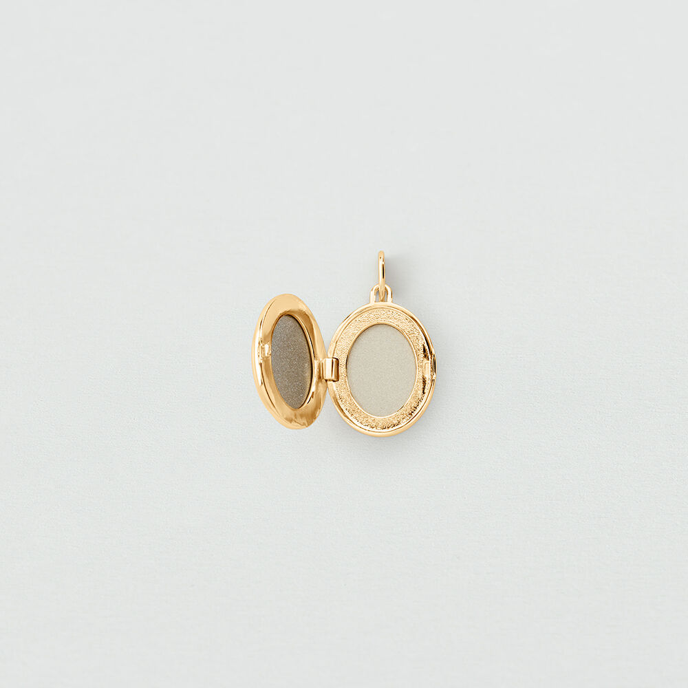 Colgante MEDALL&Oacute;N DE PERLA - Cristal / Dorado - Joyas  | Agatha