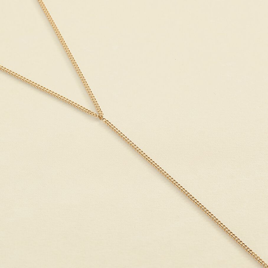 Collar largo EFFLEURE - Dorado - Collares  | Agatha
