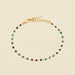 Pulsera de cadena SMARTY - Verde / Negro - Pulseras  | Agatha