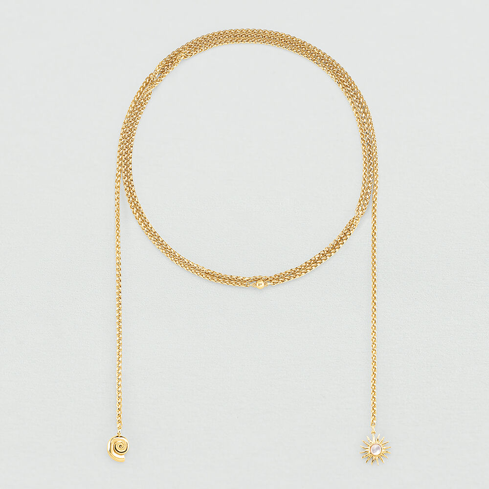 Collar largo TIARE - Dorado - Collar largo  | Agatha