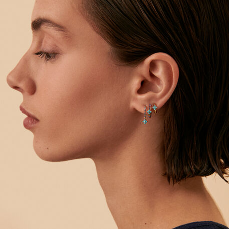 Piercing criolla MIX& MATCH - Multicolor / Oro - Piercings  | Agatha