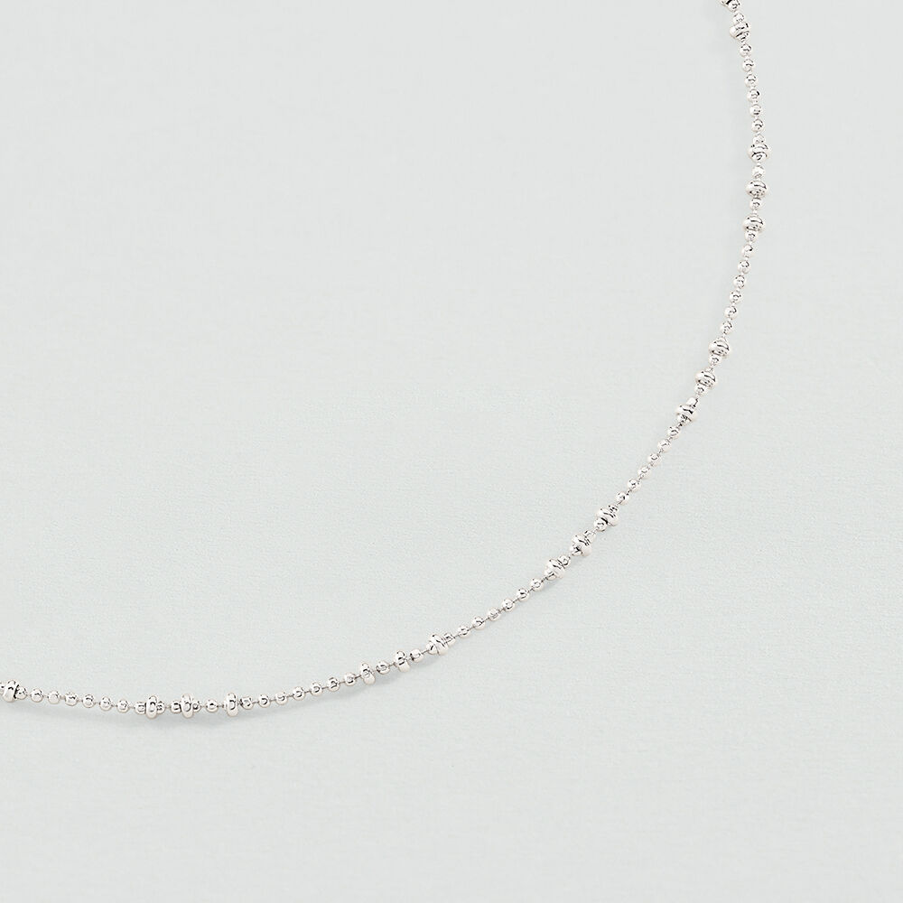 Collar corto CADENA BOLA - Plateado - Collar corto  | Agatha