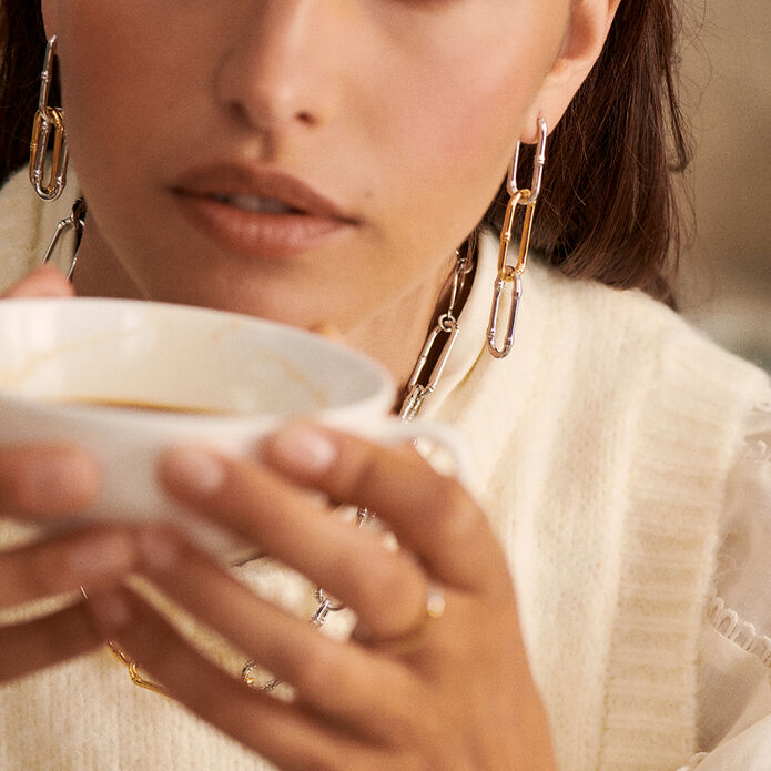 Criollas BAMBOO - Plata / Oro - Pendientes  | Agatha