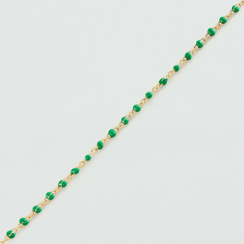 Pulsera de cadena SMARTY - Verde / Dorado - Pulsera de cadena  | Agatha